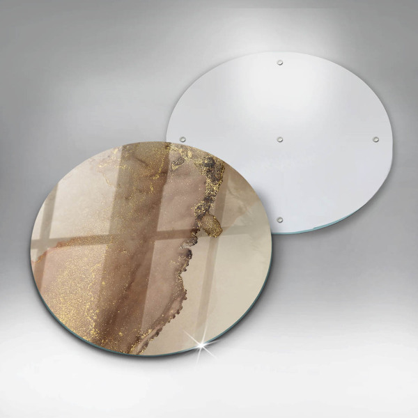 De vidrio templado Abstracción de oro