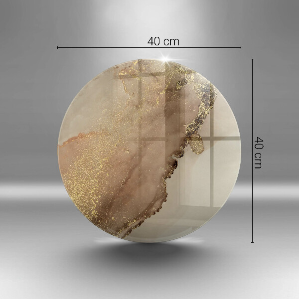 De vidrio templado Abstracción de oro