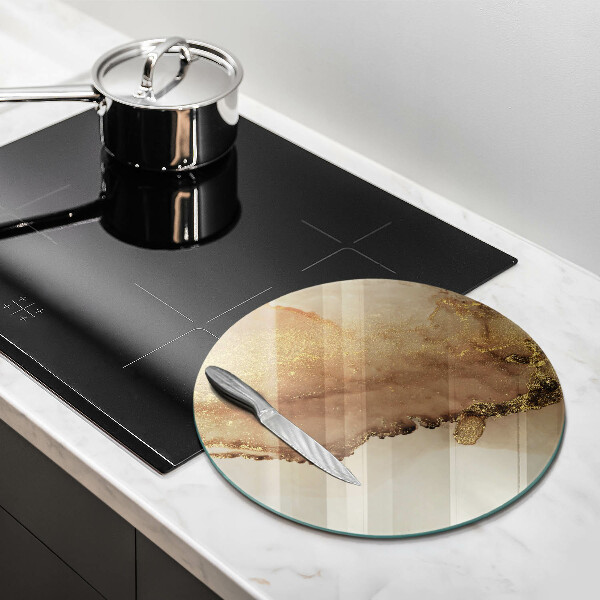 De vidrio templado Abstracción de oro