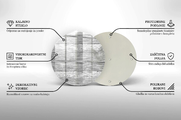De vidrio templado Tableros de madera viejos