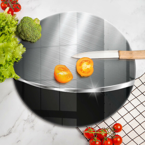 De vidrio templado Abstracción con metal