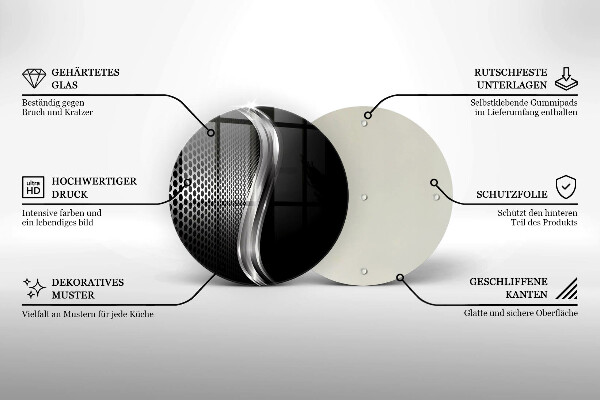 De vidrio templado Estructura metálica