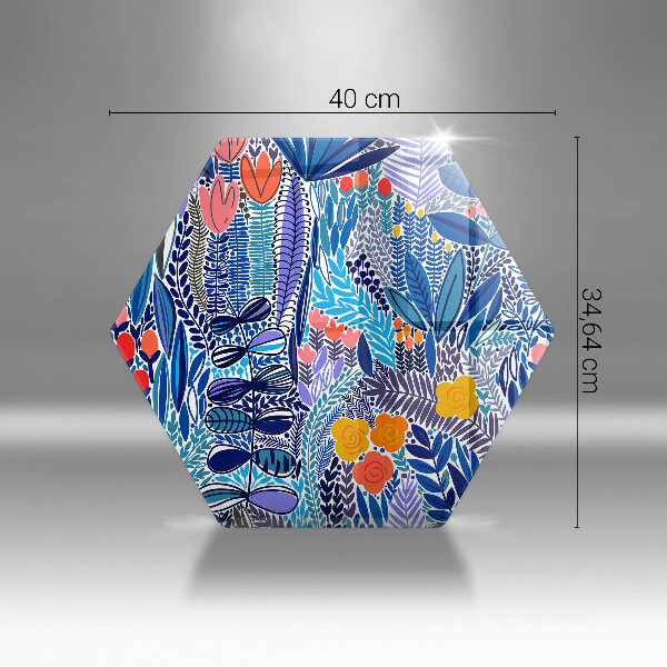 Tabla de cortar de vidrio Prado pintado