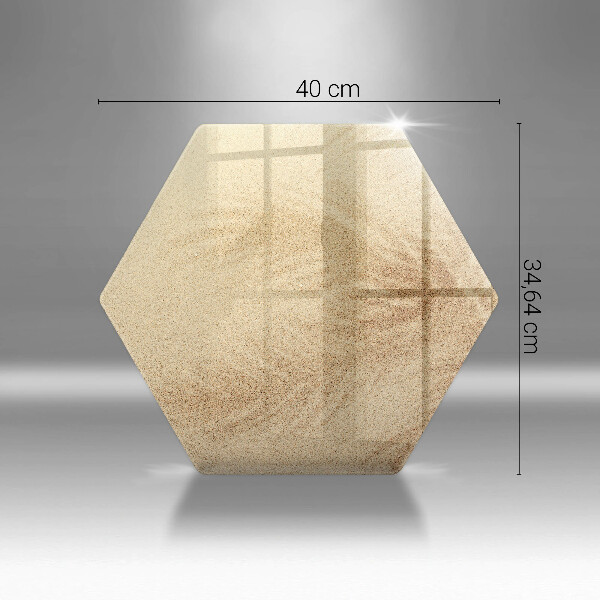 Tabla de cortar de vidrio Vacaciones de arena en la playa