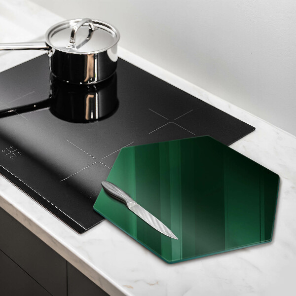 Tabla de cortar de vidrio Color verde