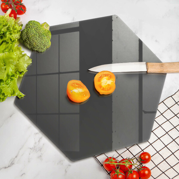 Tabla de cortar de vidrio Color gris