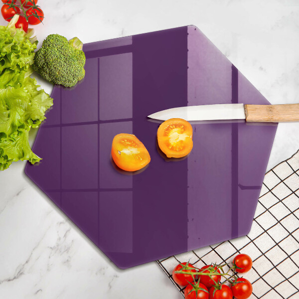 Tabla de cortar de vidrio Color violeta