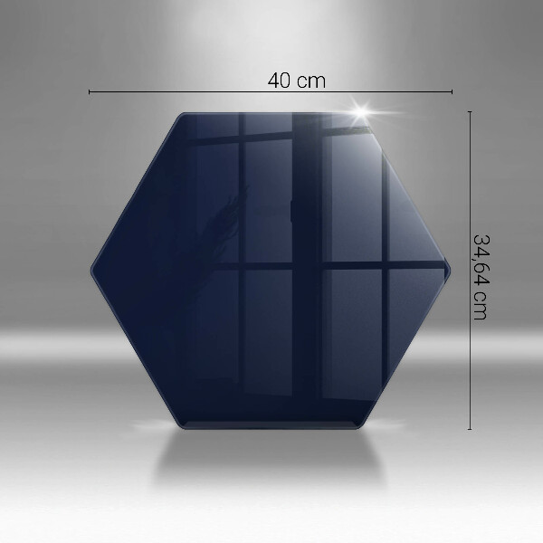 Tabla de cortar de vidrio Azul marino