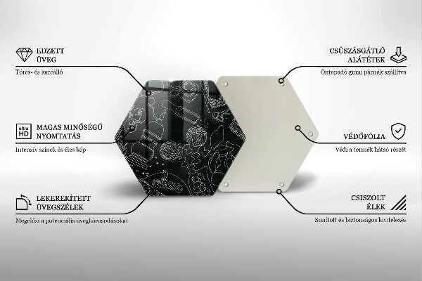 Tabla de cortar de vidrio Accesorios de cocina