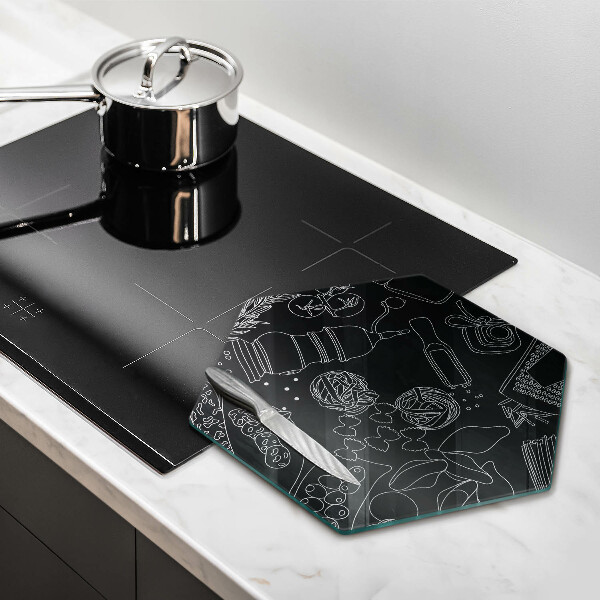 Tabla de cortar de vidrio Accesorios de cocina