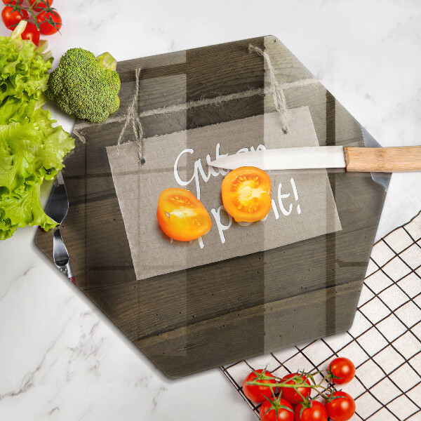 Tabla de cortar de vidrio Guten apetit