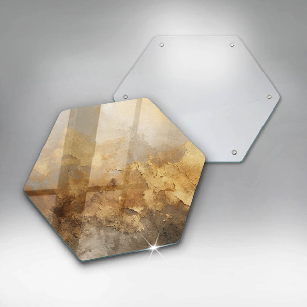 Tabla de cortar de vidrio Textura rica