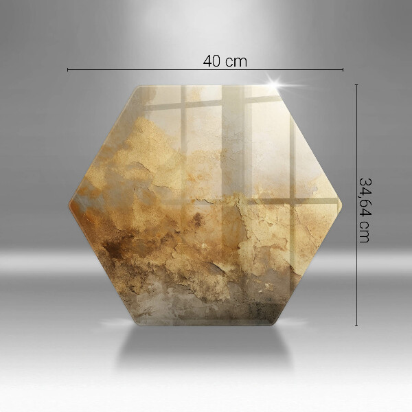 Tabla de cortar de vidrio Textura rica