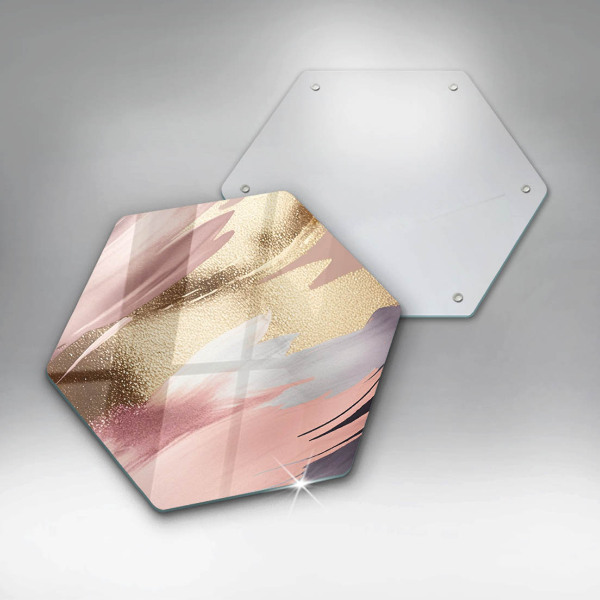 Tabla de cortar de vidrio Manchas pastel