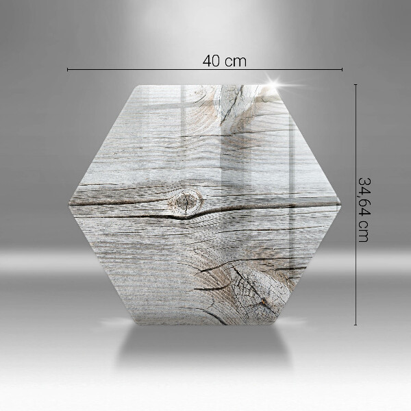 Tabla de cortar de vidrio Estructura de madera brillante