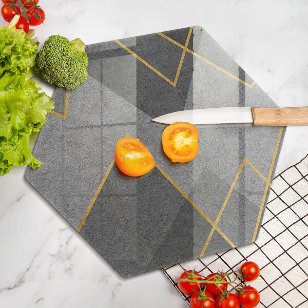 Tabla de cortar de vidrio Formas afiladas