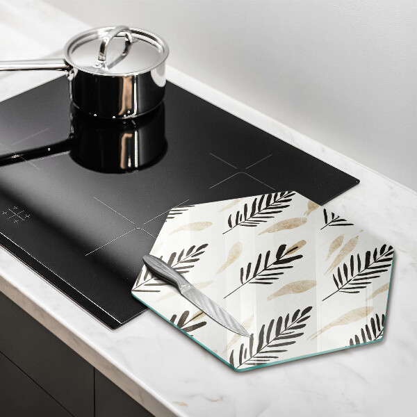 Tabla de cortar de vidrio Plantas bohemias