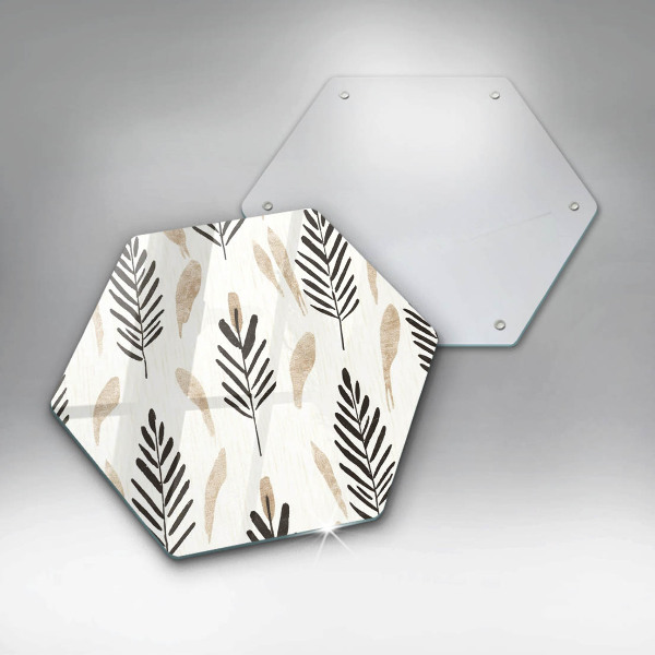 Tabla de cortar de vidrio Plantas bohemias