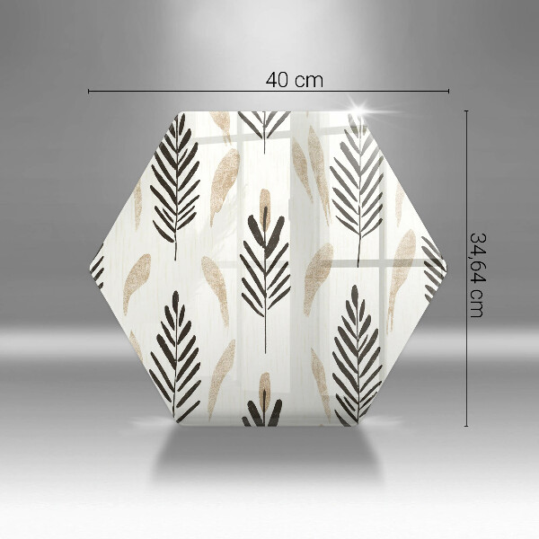 Tabla de cortar de vidrio Plantas bohemias