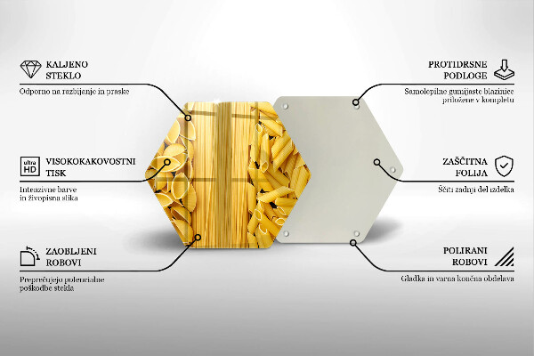 Tabla de cortar de vidrio Pasta