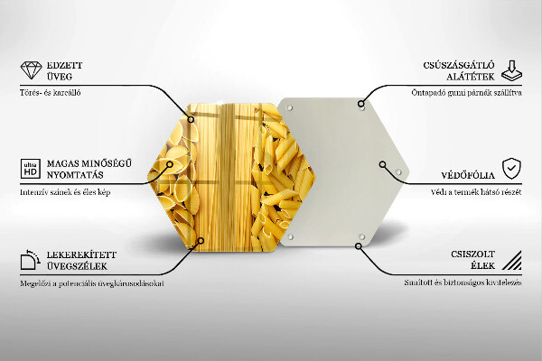 Tabla de cortar de vidrio Pasta