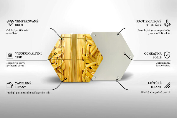 Tabla de cortar de vidrio Pasta