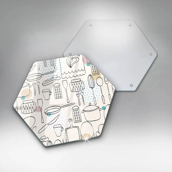 Tabla de cortar de vidrio Accesorios de cocina