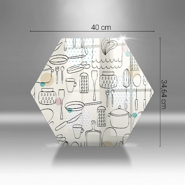 Tabla de cortar de vidrio Accesorios de cocina