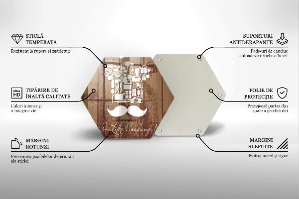 Tabla de cortar de vidrio I like cooking
