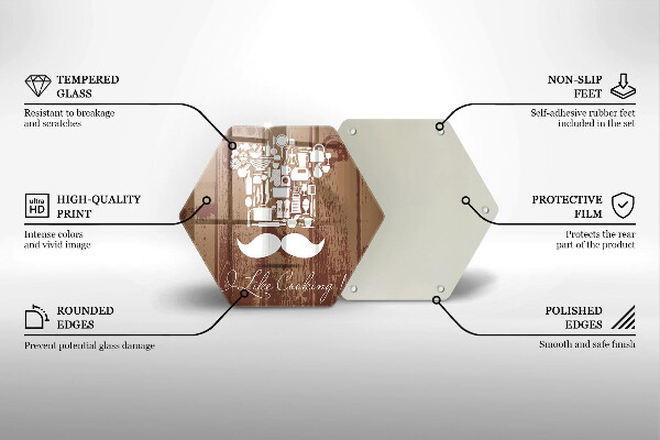 Tabla de cortar de vidrio I like cooking