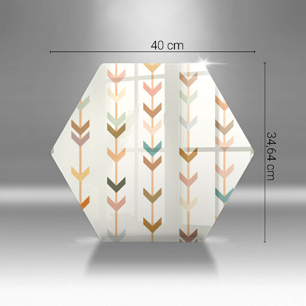 Tabla de cortar de vidrio Elementos geométricos