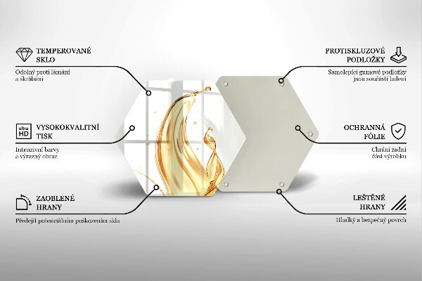 Tabla de cortar de vidrio Aceite de oliva