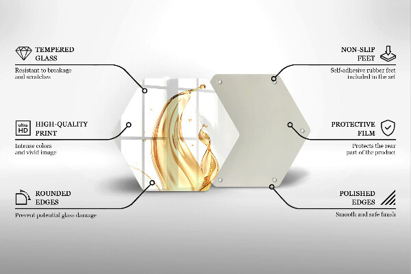 Tabla de cortar de vidrio Aceite de oliva