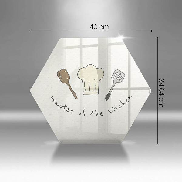 Tabla de cortar de vidrio Master of the kitchen