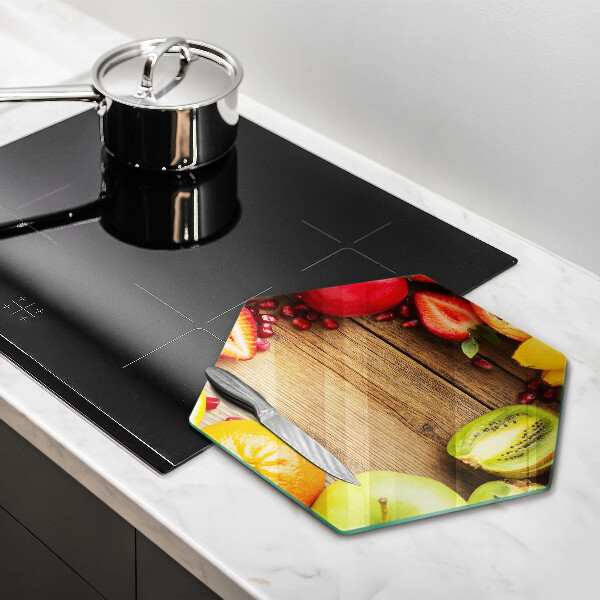 Tabla de cortar de vidrio Fruta fresca