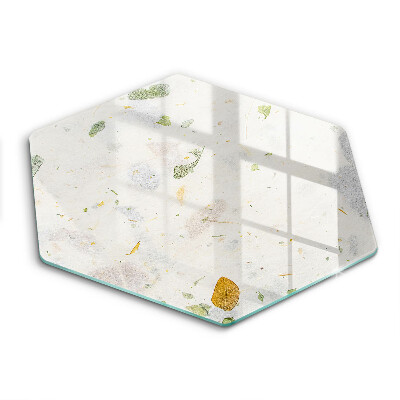 Tabla de cortar de vidrio Hojas cayendo