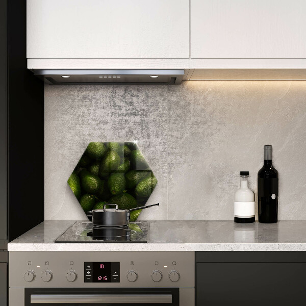 Tabla de cortar de vidrio Fruta de aguacate