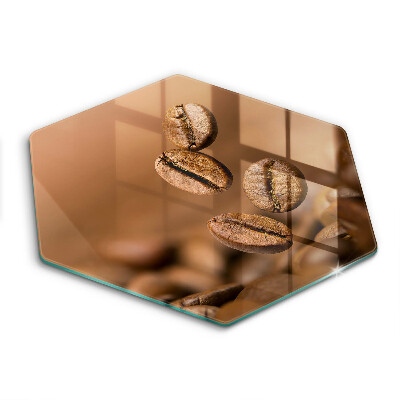 Tabla de cortar de vidrio Granos de café