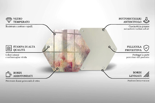 Tabla de cortar de vidrio Fondo de textura de pintura