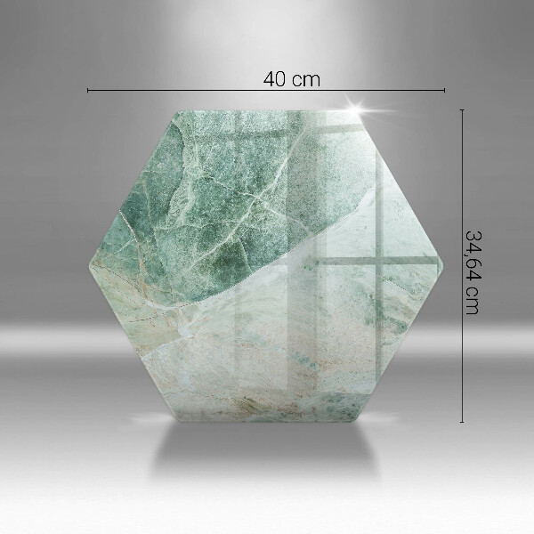 Tabla de cortar de vidrio Estructura de piedra