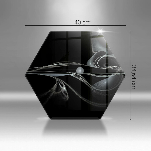 Tabla de cortar de vidrio Abstracción moderna