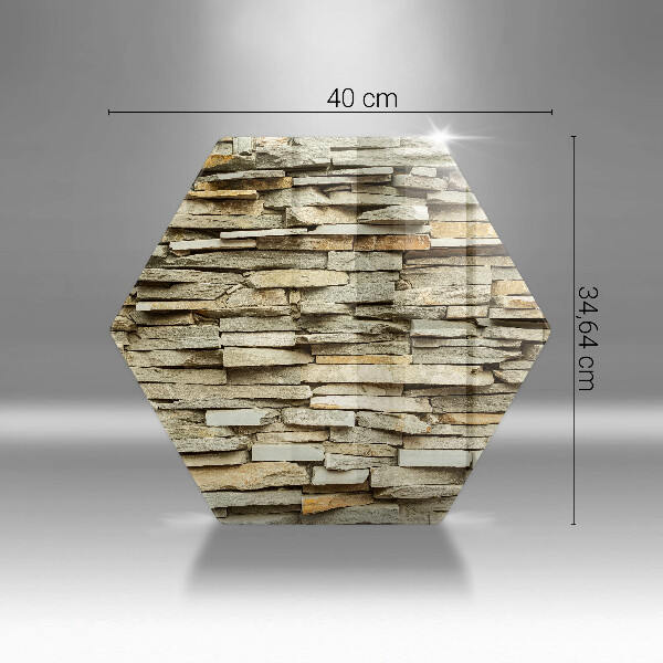 Tabla de cortar de vidrio Piedras decorativas