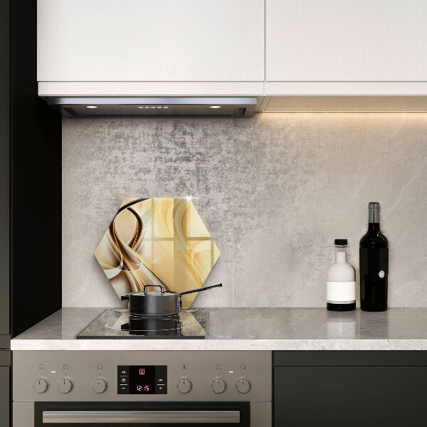 Tabla de cortar de vidrio Abstracción de humo