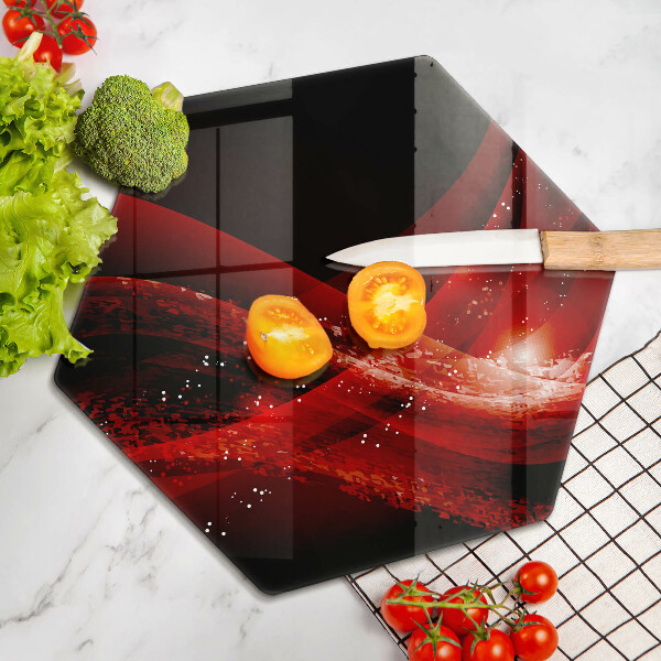 Tabla de cortar de vidrio Abstracción moderna