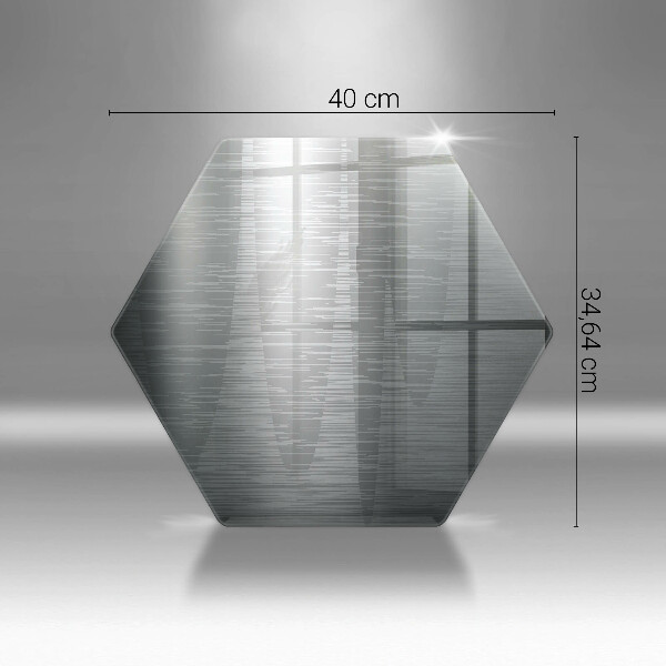 Tabla de cortar de vidrio Textura metálica