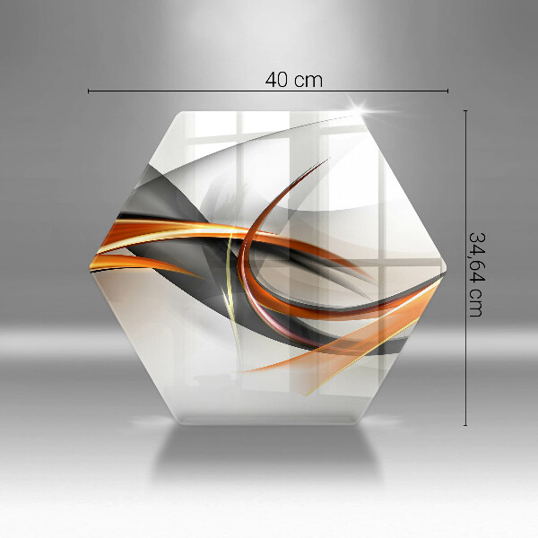 Tabla de cortar de vidrio Formas modernas