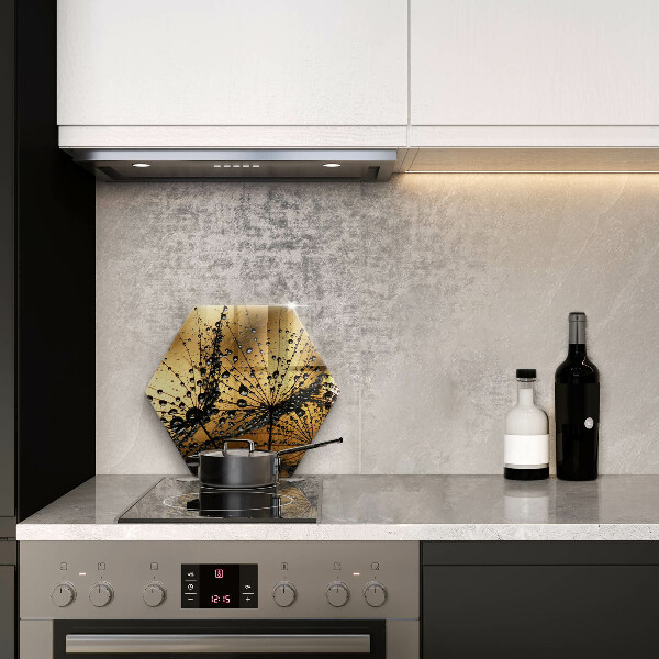 Tabla de cortar de vidrio Rocío y dientes de león