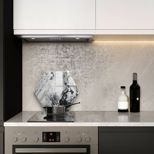 Tabla de cortar de vidrio Abstracción de tinta