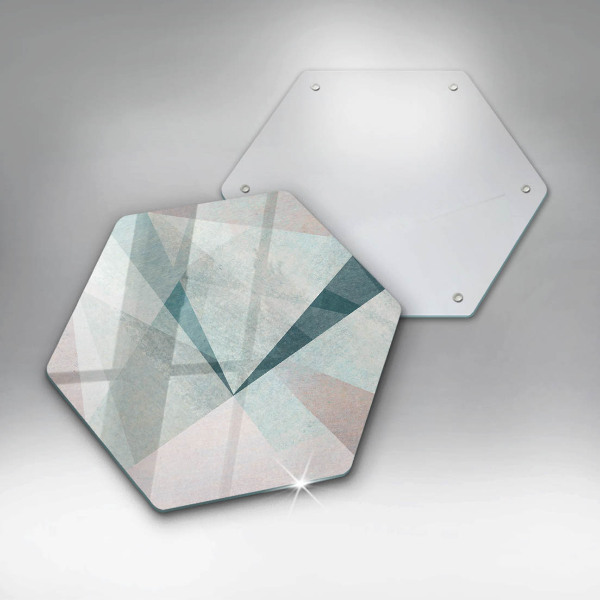 Tabla de cortar de vidrio Abstracción aguda