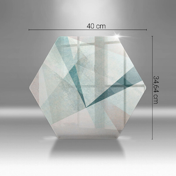 Tabla de cortar de vidrio Abstracción aguda